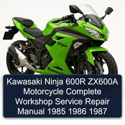 1985-1987 Kawasaki Ninja 600R ZX600A Motorcycle Service Repair Workshop Manual PDF