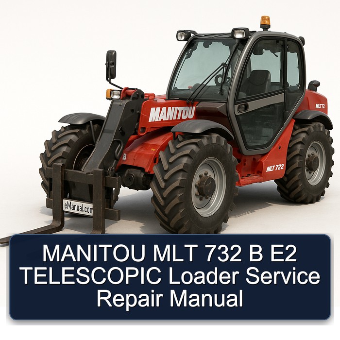 Manitou MLT 732 B E2 Telescopic Loader Service Repair Workshop Manual PDF