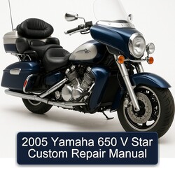 2005 Yamaha Royal Star Venture 650 V Custom Service Repair Workshop Manual PDF