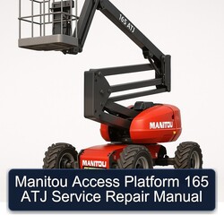 Manitou Access Platform 165 ATJ Service Repair Workshop Manual PDF