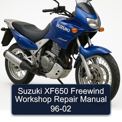 1996-2002 Suzuki XF650 Freewind Service Repair Workshop Manual PDF