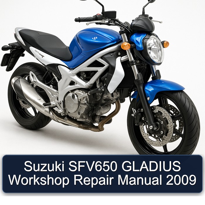 2009 Suzuki SFV650 Gladius Service Repair Workshop Manual PDF