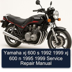1992-1999 Yamaha XJ Models 600 S N Service Repair Workshop Manual PDF