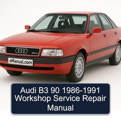 1986-1991 Audi 90 Service Repair Workshop Manual PDF