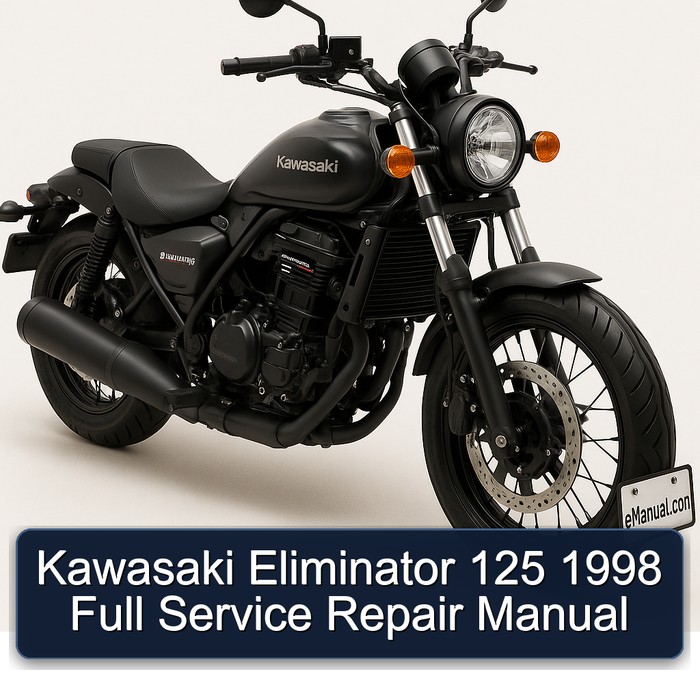 1998 Kawasaki Eliminator Service Repair Workshop Manual PDF