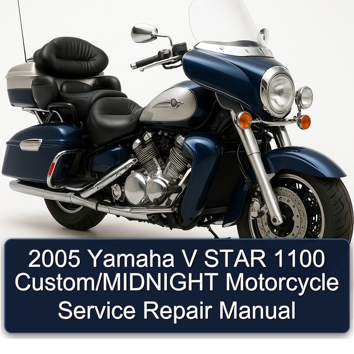 2005 Yamaha V Star 1100 Custom/midnight Motorcycle Service Repair Workshop Manual PDF