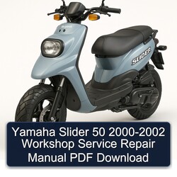2000-2002 Yamaha Slider EW50 50 Service Repair Workshop Manual PDF