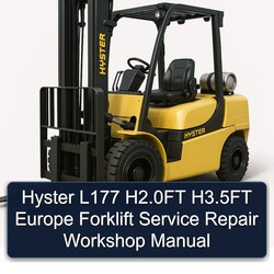 Hyster L177 H2.0ft H3.5ft Europe Forklift Service Repair Workshop Manual PDF