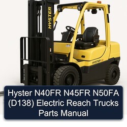 Hyster N40FR N45FR N50FA (D138) Electric Reach Trucks Parts Catalog PDF