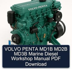 Volvo Penta MD1B MD2B MD3B Marine Diesel Service Repair Workshop Manual PDF