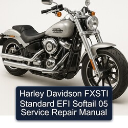 Harley Davidson Softail Fxsti Standard EFI 05 Service Repair Workshop Manual PDF