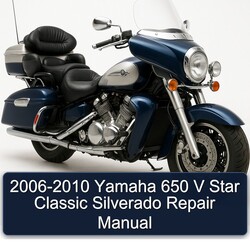2006-2010 Aprilia Classic Yamaha 650 V Star Silverado Service Repair Workshop Manual PDF