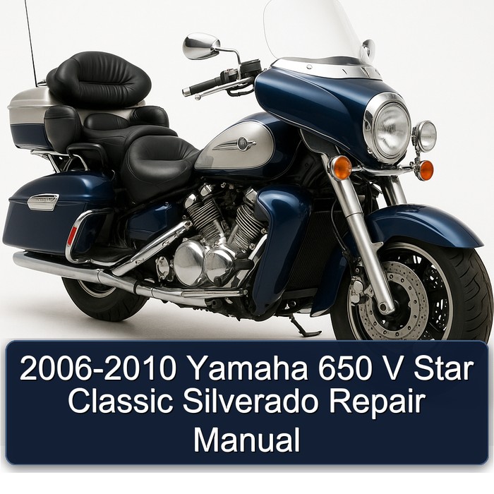 2006-2010 Aprilia Classic Yamaha 650 V Star Silverado Service Repair Workshop Manual PDF
