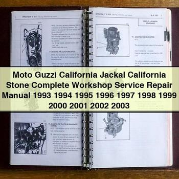1993-2003 Moto Guzzi California Jackal Stone Service Repair Workshop Manual PDF