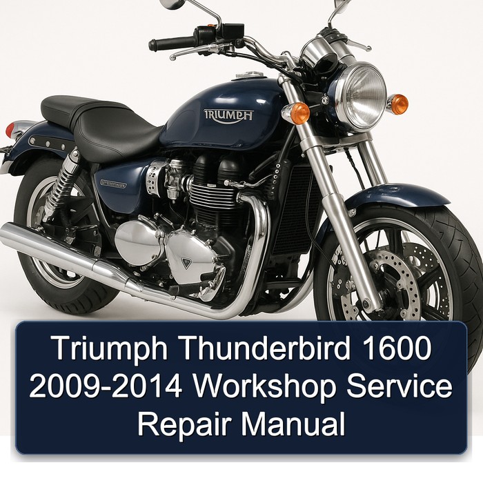 2009-2014 Triumph Thunderbird 1600 Service Repair Workshop Manual PDF