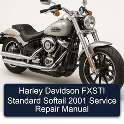 2001 Harley Davidson Softail Fxsti Standard Service Repair Workshop Manual PDF