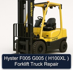 Hyster F005 G005 ( H100XL ) Forklift Truck Service Repair Workshop Manual PDF
