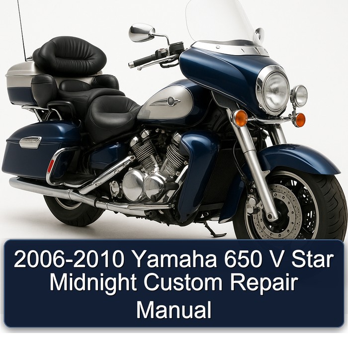 2006-2010 Yamaha Royal Star Venture 650 V Midnight Custom Service Repair Workshop Manual PDF