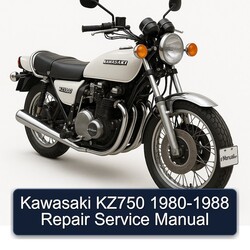 1980-1988 Kawasaki KZ Series KZ750 Service Repair Workshop Manual PDF