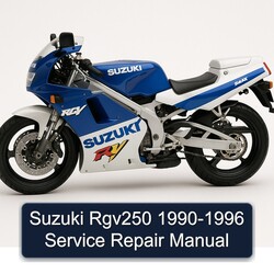 1990-1996 Suzuki RGV250 Service Repair Workshop Manual PDF