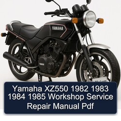1982-1985 Yamaha XZ550 Service Repair Workshop Manual PDF