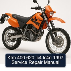 1997 KTM 400 620 LC4 LC4E Service Repair Workshop Manual PDF