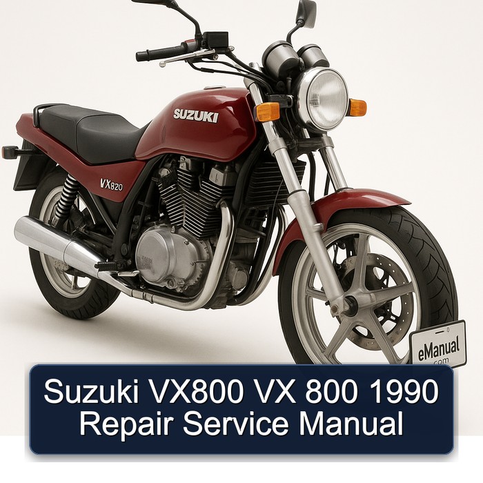 1990 Suzuki VX800 VX 800 Service Repair Workshop Manual PDF