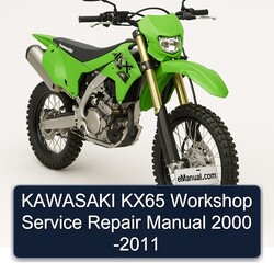 2000-2011 Kawasaki KX Series KX65 Service Repair Workshop Manual PDF