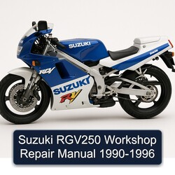 1990-1996 Suzuki RGV250 Service Repair Workshop Manual PDF