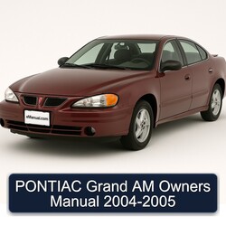 2004-2005 Pontiac Grand Am Owners Owner's Manual PDF