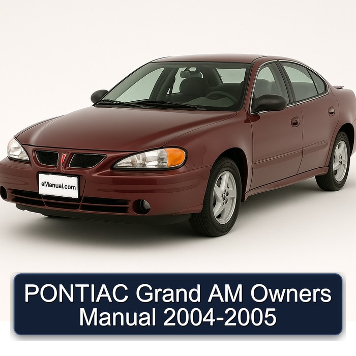 2004-2005 Pontiac Grand Am Owners Owner's Manual PDF