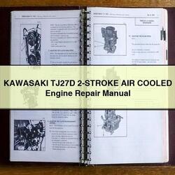 Kawasaki 4 Stroke Engines Manuals TJ27D 2-stroke AIR Cooled Engine Service Repair Workshop Manual PDF