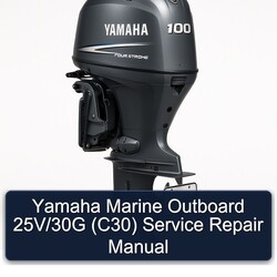 Yamaha Marine Outboard 25v/30g (C30) C30 Service Repair Workshop Manual PDF