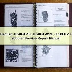 Baotian JL50QT 18 -x1/8 -14 Scooter Service Repair Workshop Manual PDF
