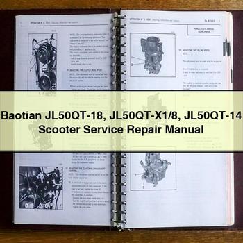 Baotian JL50QT 18 -x1/8 -14 Scooter Service Repair Workshop Manual PDF