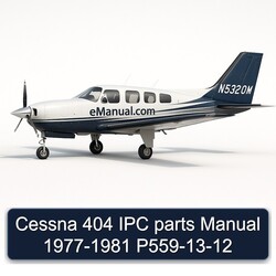 1977-1981 Cessna 404 IPC Parts - P559 Catalog PDF