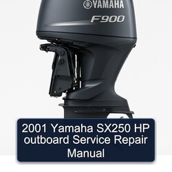2001 Yamaha SX250 HP Outboard Service Repair Workshop Manual PDF