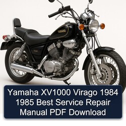 1984-1985 Yamaha Virago XV1000 Best Service Repair Workshop Manual PDF