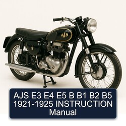 Ajs S Series E3 E4 E5 B B1 B2 B5 1921-1925 Instruction Service Repair Workshop Manual PDF