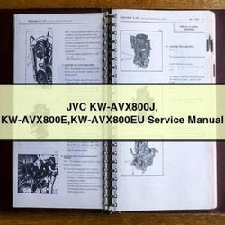 JVC Kw-avx800j Kw-avx800e Kw-avx800eu Service Repair Workshop Manual PDF