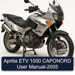 2005 Aprilia ETV 1000 Caponord User Service Repair Workshop Manual PDF