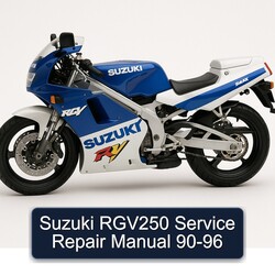 1990-1996 Suzuki RGV250 Service Repair Workshop Manual PDF