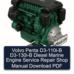 Volvo Penta D3-110i-b D3-130i-b Diesel Marine Engine Shop Service Repair Workshop Manual PDF