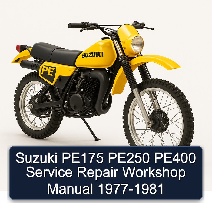 1977-1981 Suzuki PE Series PE175 PE250 PE400 Service Repair Workshop Manual PDF