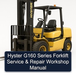 Hyster G160 Series Forklift Service Repair Workshop Manual PDF
