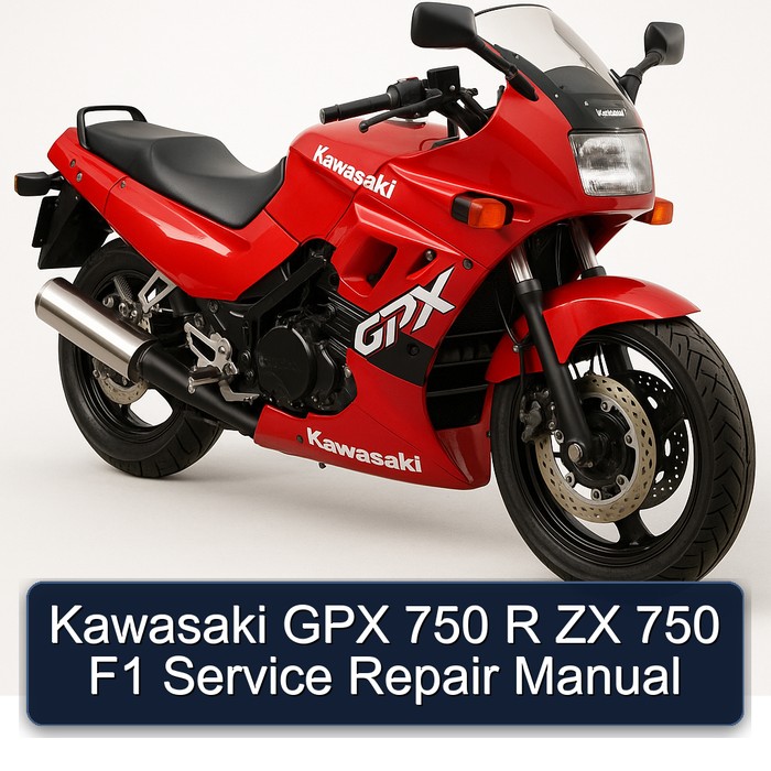 Kawasaki GPX Models 750 R ZX F1 Service Repair Workshop Manual PDF