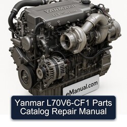 Yanmar BY Series L70V6-CF1 Parts Catalog PDF