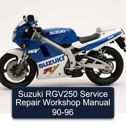 1990-1996 Suzuki RGV250 Service Repair Workshop Manual PDF