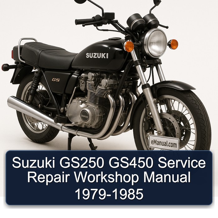 1979-1985 Suzuki GS Series GS250 GS450 Service Repair Workshop Manual PDF