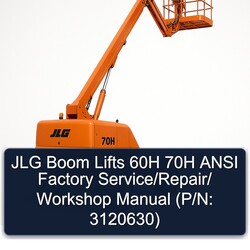 JLG Boom Lifts 60H 70H Ansi / (p/n: 3120630) Service Repair Workshop Manual PDF